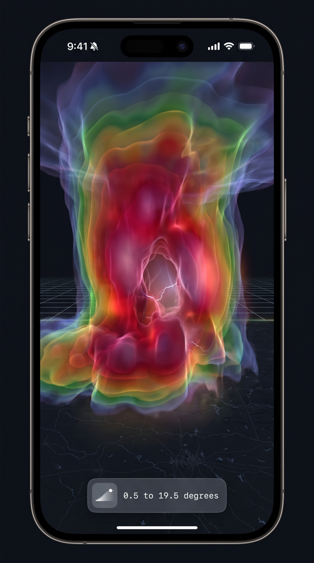 Backshear — 3D storm volume