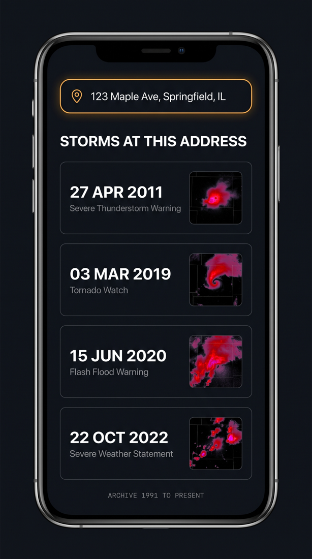 Backshear — storms at your address